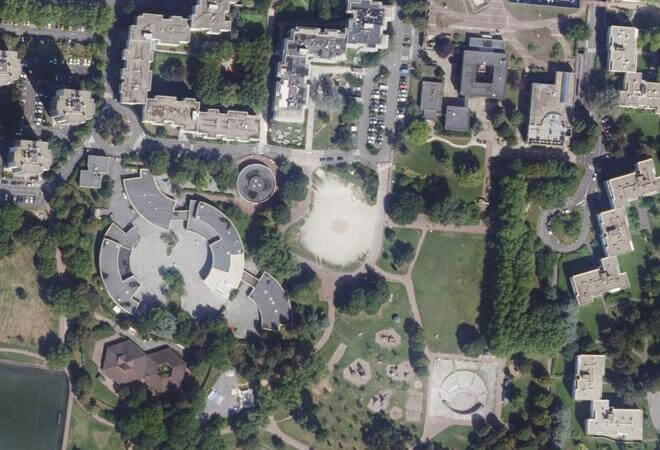 Vue aérienne Aire Foraine, Les Ulis