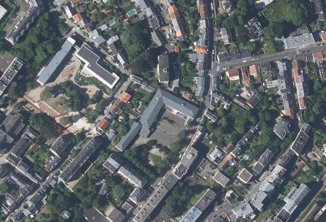 Vue aérienne AMAP Saint-Félix, Nantes