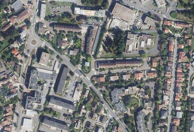 Vue aérienne Au Marché Frais, Le Chesnay-Rocquencourt