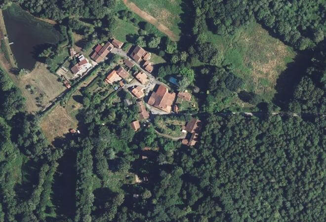 Vue aérienne Dépôt Le Comptoir des Lions, Val d'Issoire