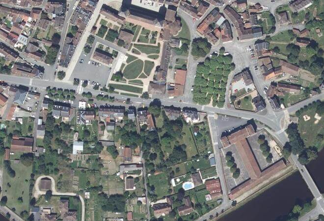 Vue aérienne Drive À Vendredi, Chambon-sur-Voueize