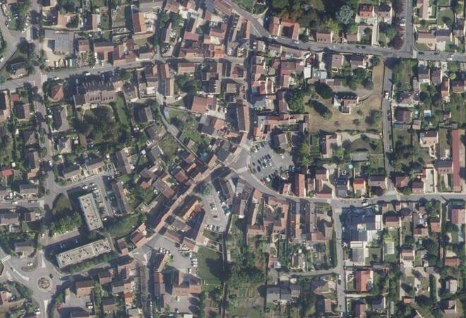Vue aérienne Epi Service, Gargenville