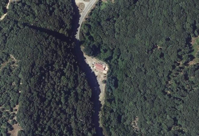 Vue aérienne Epicerie fine Corse, Urbalacone