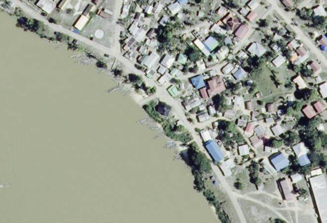 Vue aérienne Espace Dintu, Grand-Santi