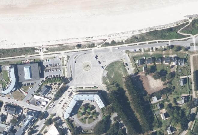 Vue aérienne Esplanade des Grandes Arcades, Fréhel