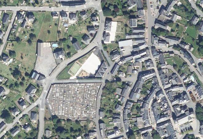 Vue aérienne Foirail, Égletons