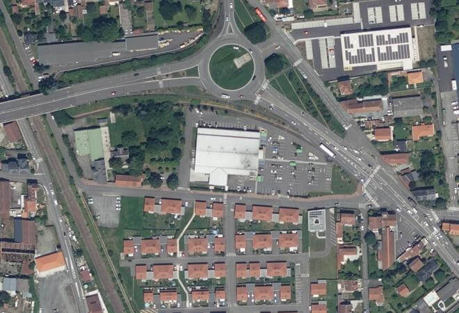 Vue aérienne Grand Frais, Séméac