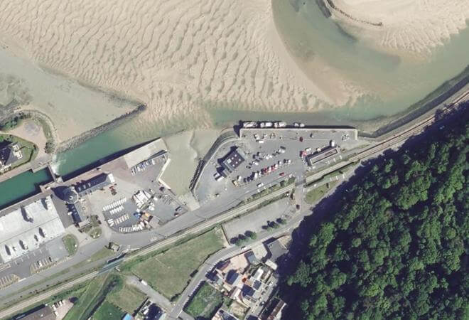 Vue aérienne Halle à Poissons, Dives-sur-Mer