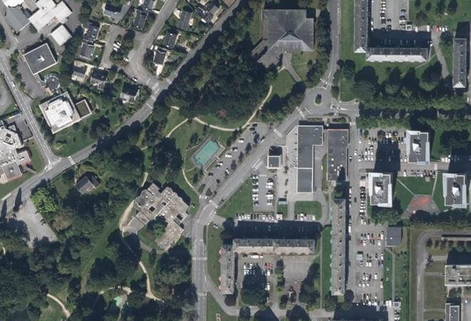 Vue aérienne Kercado, Vannes