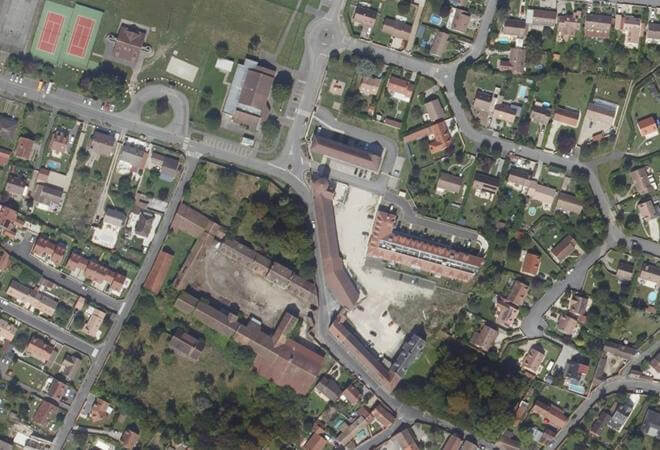 Vue aérienne La bergerie, Chevannes