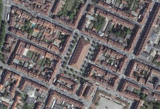 Vue aérienne La Halle (Marché), Vitry-le-François