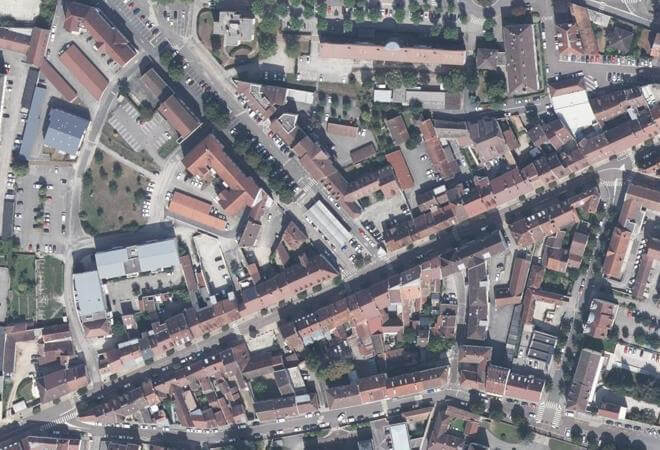 Vue aérienne La marquise, Lons-le-Saunier