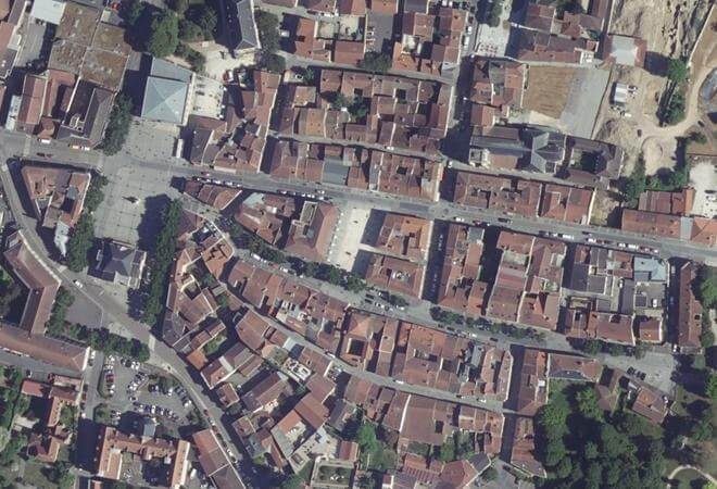 Vue aérienne Les Petites Halles, Saint-Dizier