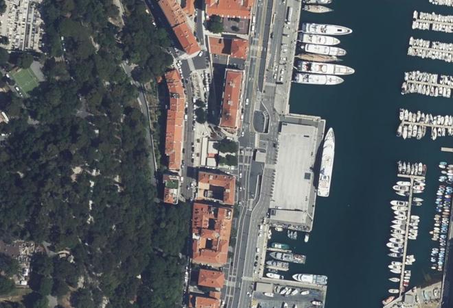 Vue aérienne Les Puces de Nice, Nice