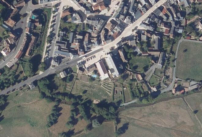 Vue aérienne Les Terrasses de l'Alène, Luzy