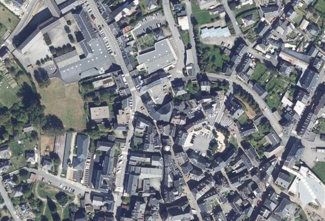 Vue aérienne Maché Couvert d'Ussel, Ussel