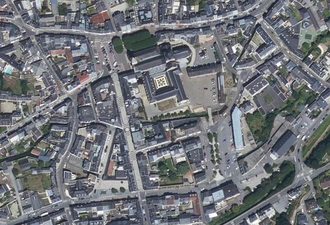 Vue aérienne Manché de Montivilliers, Montivilliers