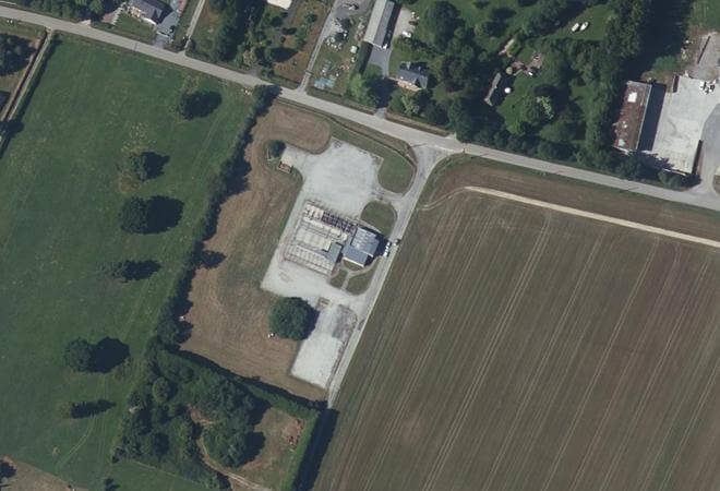 Vue aérienne Marché au cadran, Lieurey