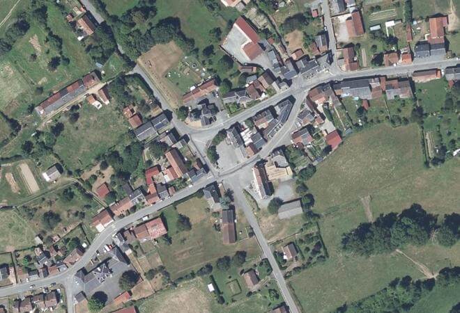 Vue aérienne Marché, Bétête