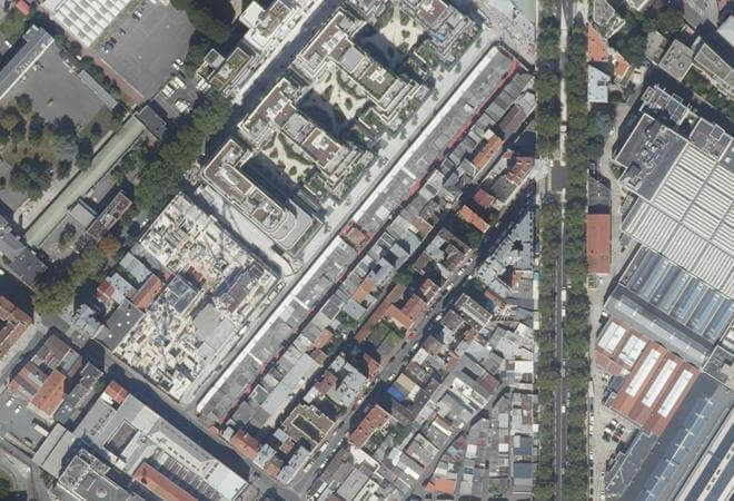Vue aérienne Marché Biron, Saint-Ouen-sur-Seine