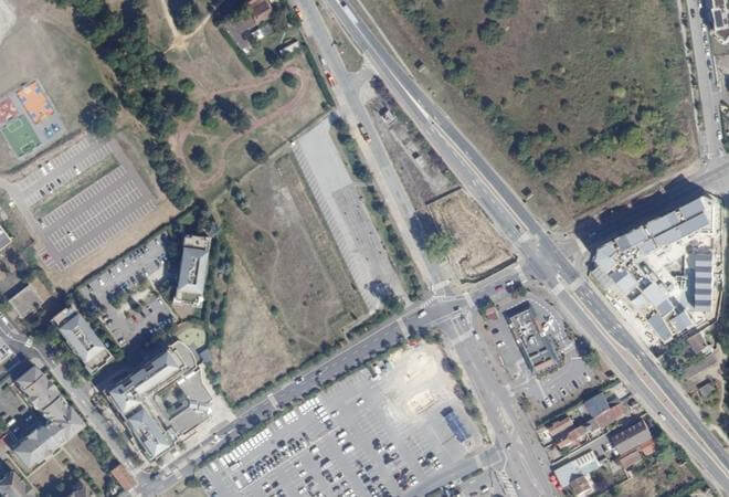 Vue aérienne Marché, Carrières-sous-Poissy