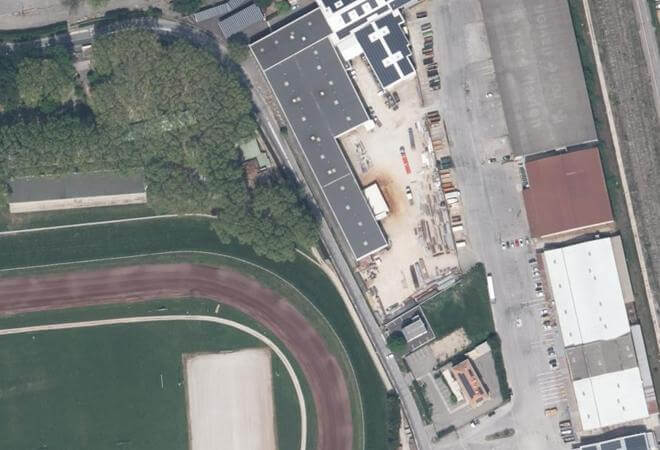 Vue aérienne Marché d'Intérêt National de Cavaillon, Cavaillon