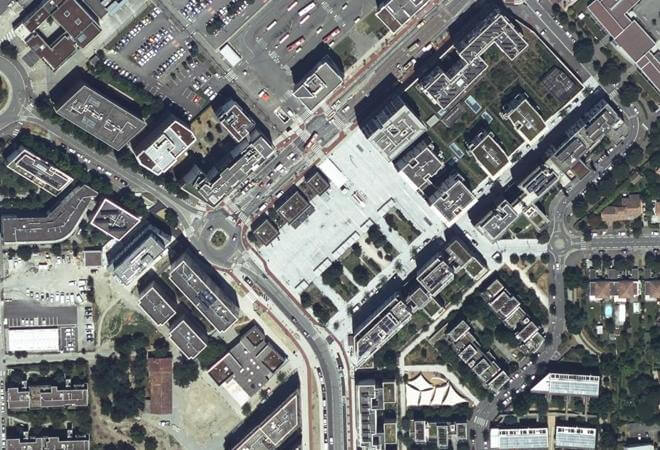 Vue aérienne Marché de Borderouge, Toulouse