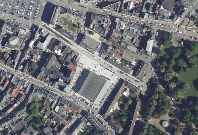 Vue aérienne Marché de Cambrai, Cambrai