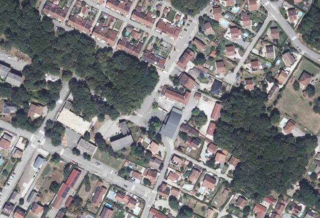 Vue aérienne Marché de Champ-sur-Drac, Champ-sur-Drac