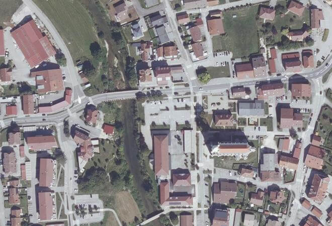 Vue aérienne Marché de Doubs, Doubs
