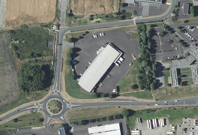 Vue aérienne Marché de Gros (les Halles du Massif Central), Clermont-Ferrand