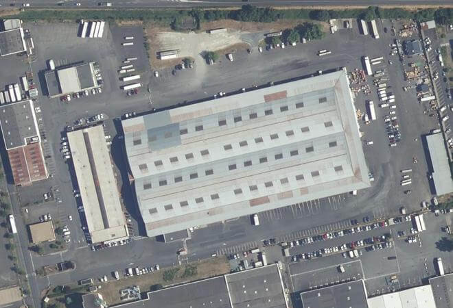 Vue aérienne Marché de gros, Saint-Pierre-des-Corps