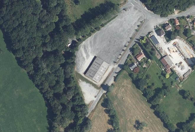 Vue aérienne Marché de Guéret, Guéret