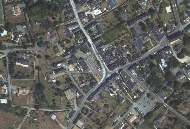 Vue aérienne Marché de Jupilles, Jupilles