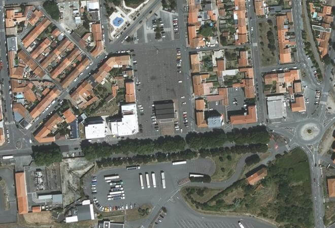 Vue aérienne Marché de La Pallice, La Rochelle