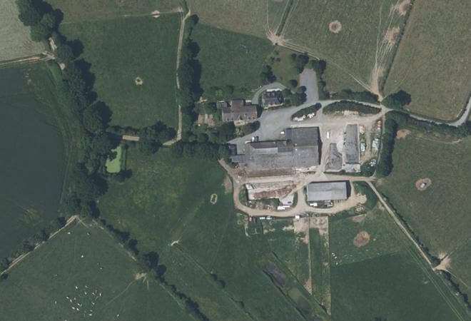Vue aérienne Marché de la Rousselière, Châteaubriant
