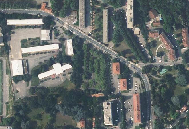 Vue aérienne Marché de Lyon, Lyon