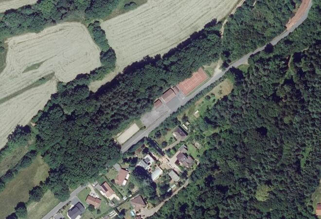 Vue aérienne Marché de Nayemont, Nayemont-les-Fosses