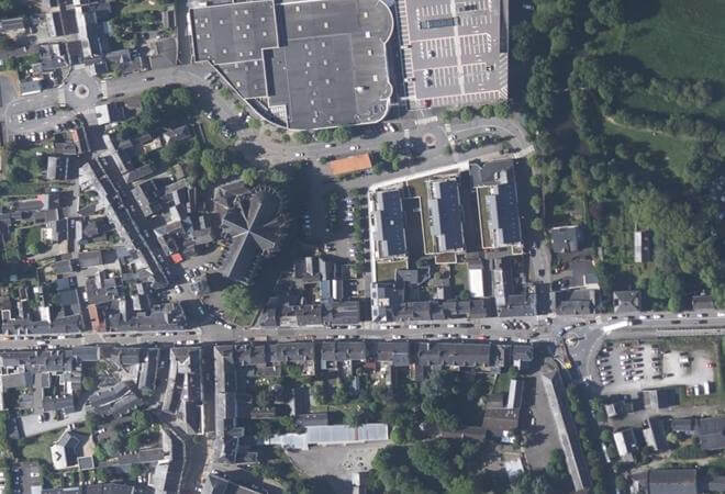 Vue aérienne Marché de Nort-sur-Erdre, Nort-sur-Erdre