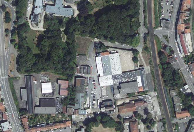 Vue aérienne Marché de Producteurs, Maxéville