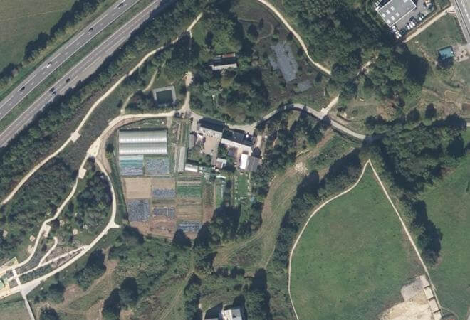 Vue aérienne Marché de Quincé, Rennes