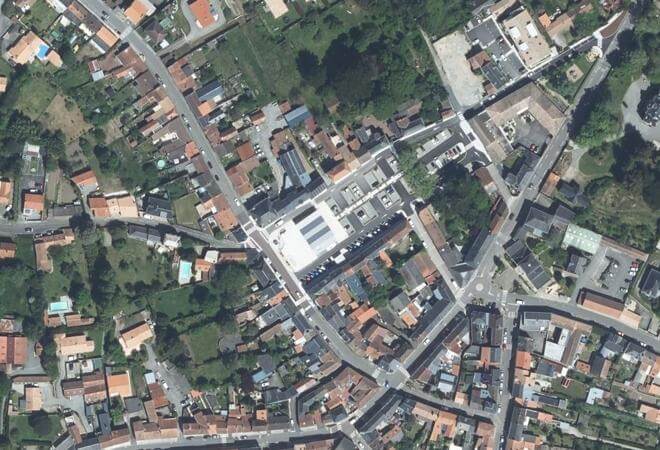 Vue aérienne Marché de Saint-Père-en-Retz, Saint-Père-en-Retz