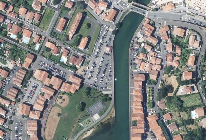 Vue aérienne Marché de Socoa, Urrugne