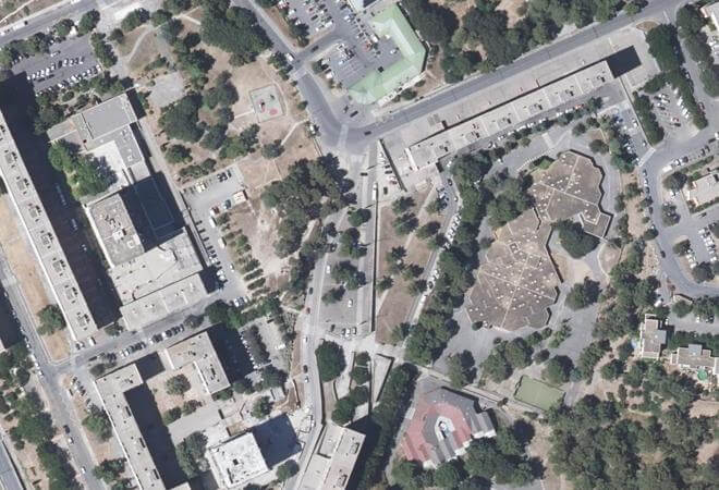 Vue aérienne Marché de Valdegour, Nîmes