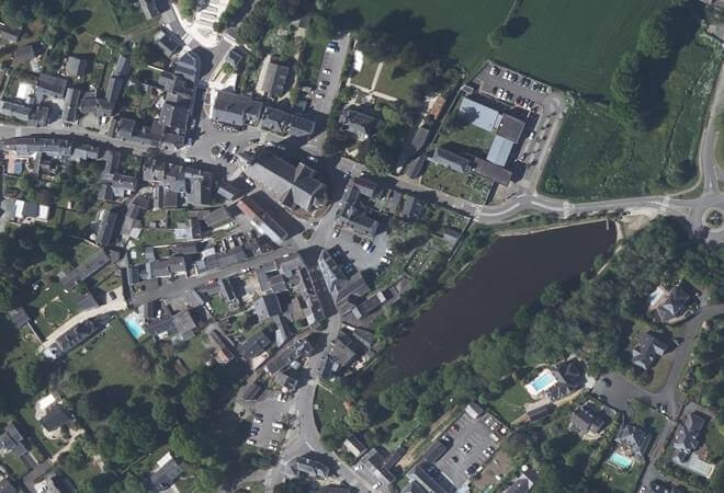 Vue aérienne Marché de Vigneux-de-Bretagne, Vigneux-de-Bretagne