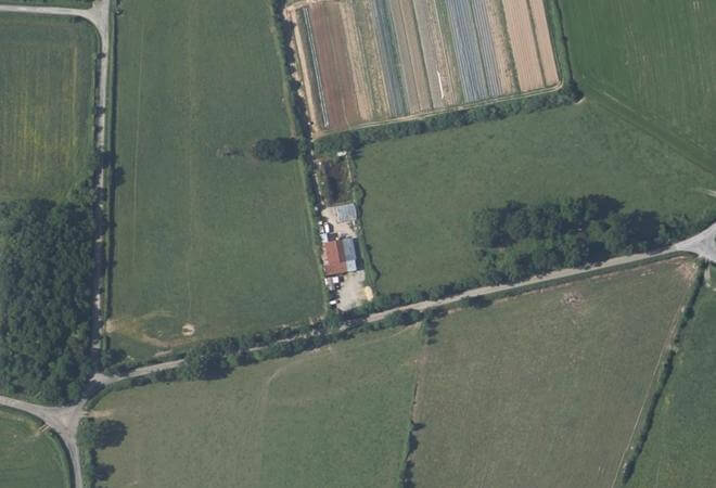Vue aérienne Marché des 4 Vents, Joué-sur-Erdre