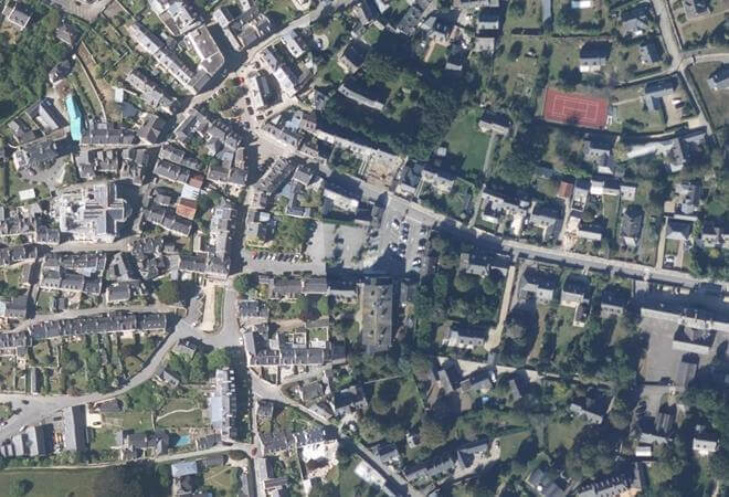 Vue aérienne Marché du Centre, Saint-Briac-sur-Mer