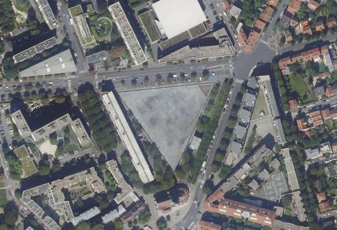 Vue aérienne Marché du Centre, Vitry-sur-Seine