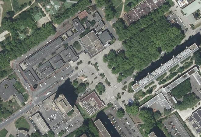 Vue aérienne Marché du Grand Parc, Bordeaux