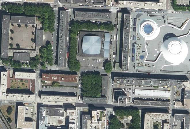Vue aérienne Marché du Havre, Le Havre